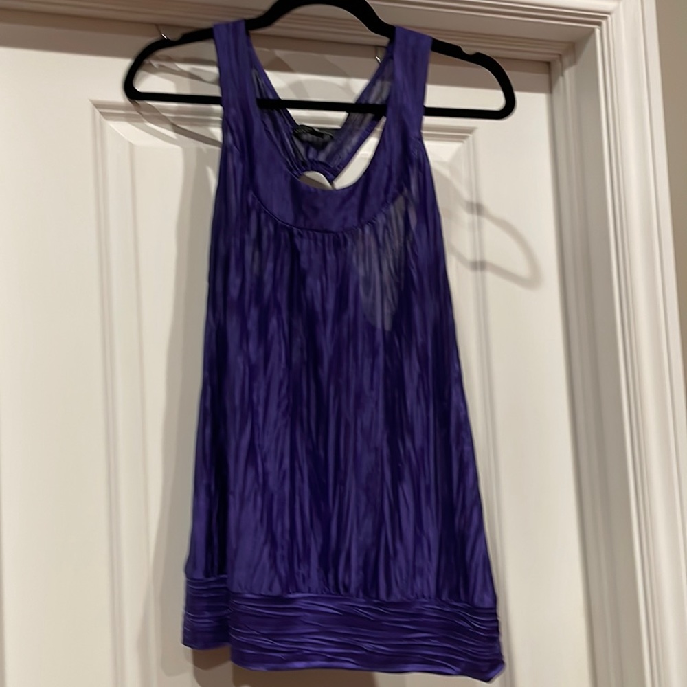 Dressy silky tank top.